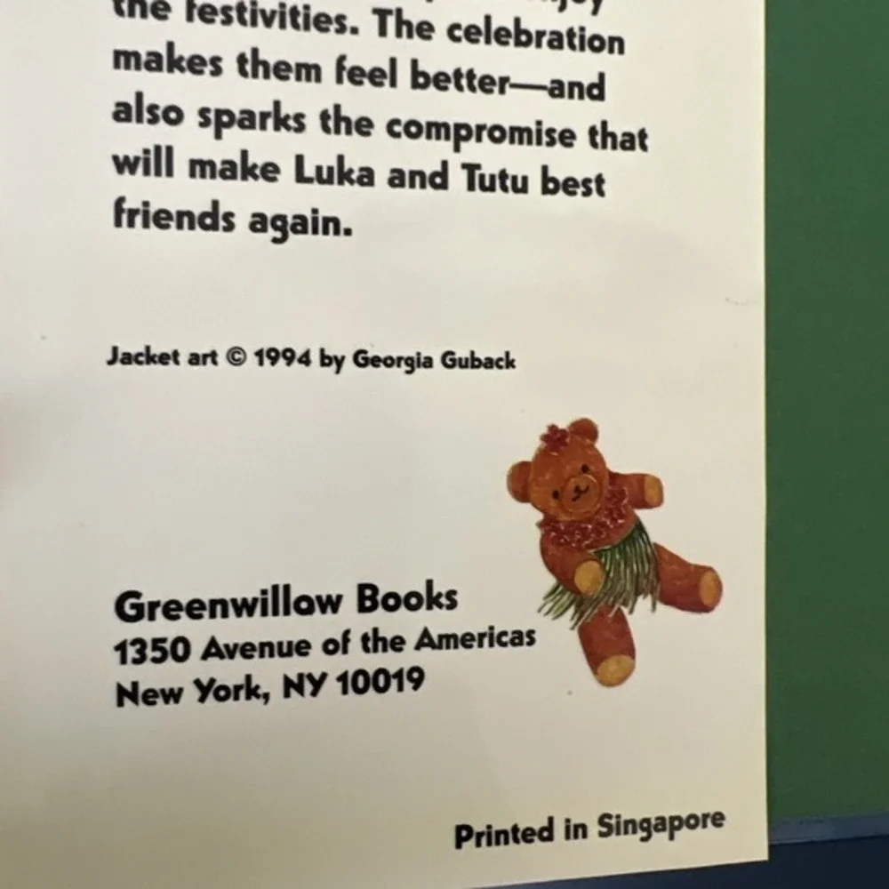 Luka's Quilt - Hardcover By Guback, Georgia Brand New W/ Dust Jacket 1994 Vintag